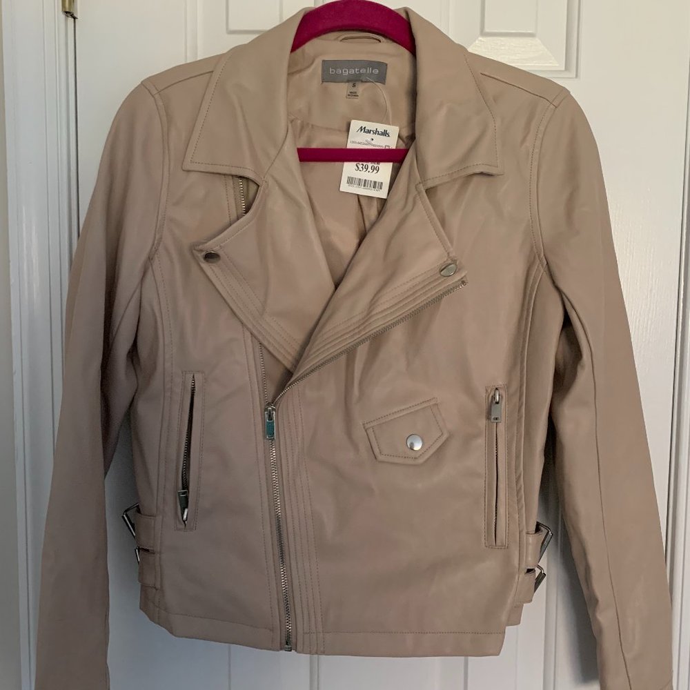 Faux leather jacket